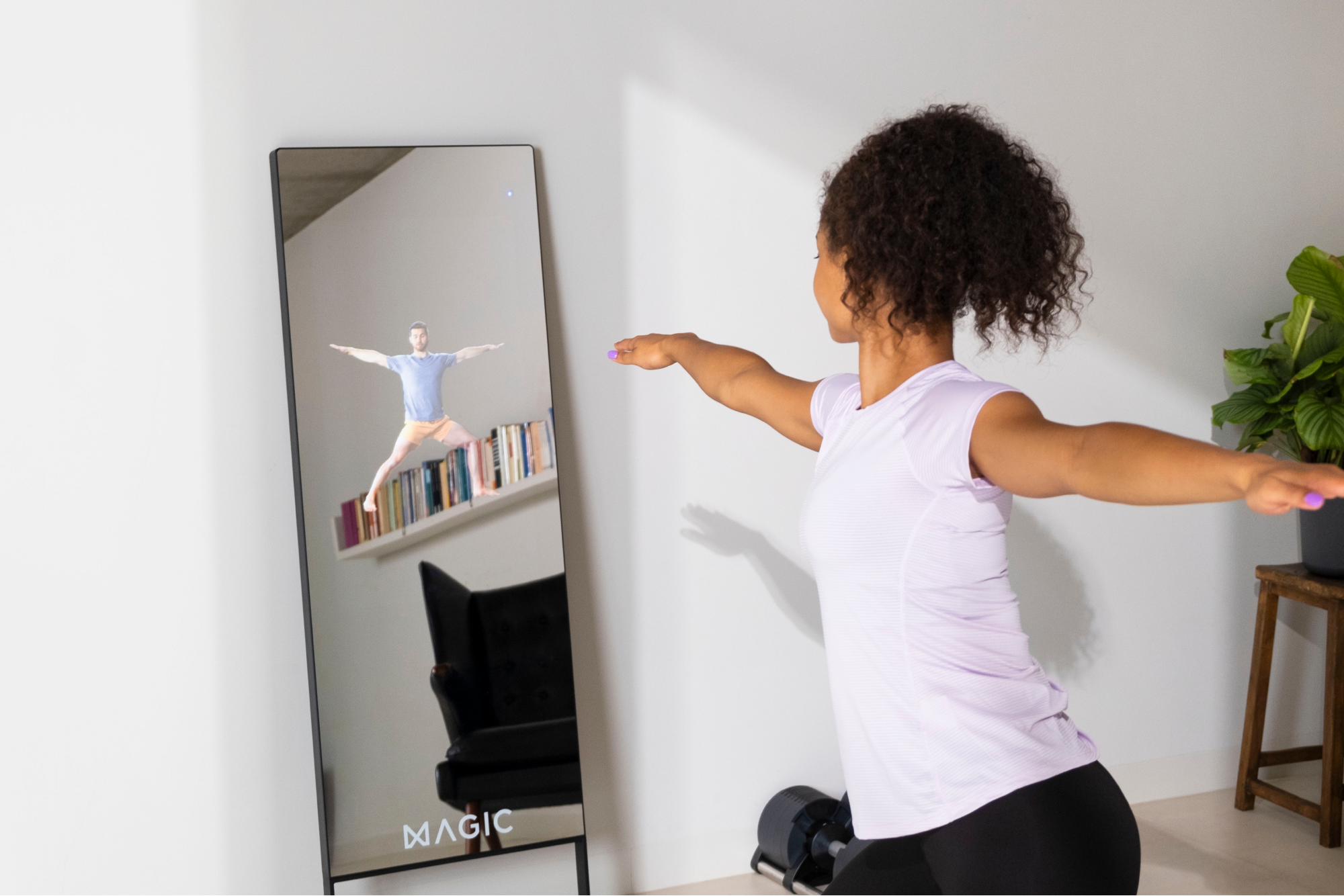 MAGIC AI Mirror The Worlds Smartest Home Gym MAGIC AI The